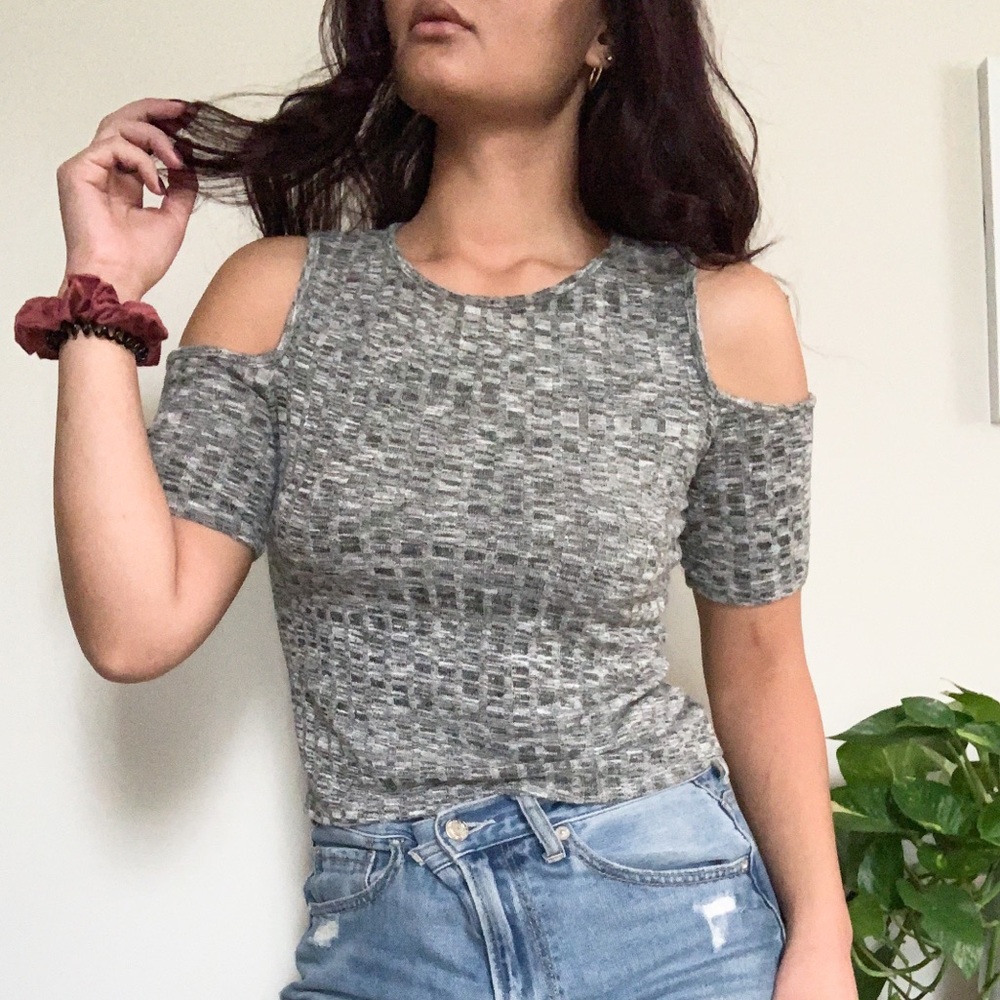 Shirt with Shoulder Cutouts